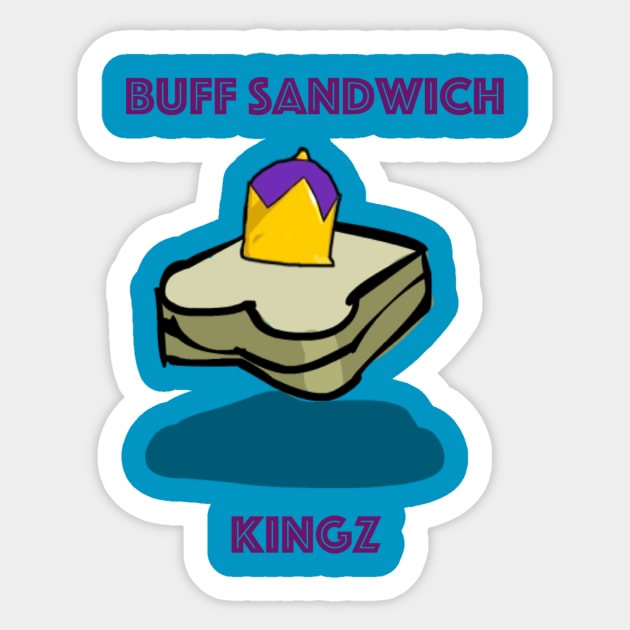 Buff Sandwich Kingz Sticker by Yellowonder